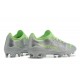 Puma Ultra 1 4 Instinct FG Silver Green Low Men Football Boots