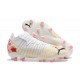 Puma Ultra 1 4 Instinct FG White Red Yellow Low Men Football Boots