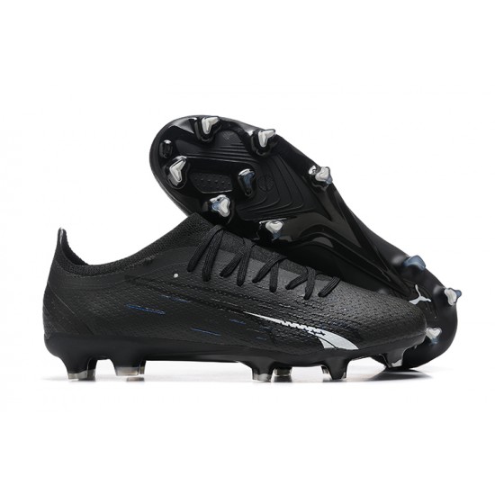 Puma Ultra Ultimate FG Black Low Men Football Boots