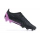 Puma Ultra Ultimate FG Black Purple Low Men Football Boots