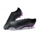 Puma Ultra Ultimate FG Black Purple Low Men Football Boots