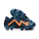 Puma Ultra Ultimate FG Blue Orange Black Low Men Football Boots