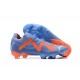 Puma Ultra Ultimate FG Blue Orange White Low Men Football Boots