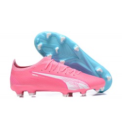 Puma Ultra Ultimate FG Low Blue Pink Men Football Boots