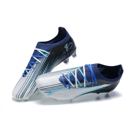 Puma Ultra Ultimate FG Low Blue White Men Football Boots