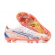 Puma Ultra Ultimate FG Low Blue White Orange Men Football Boots