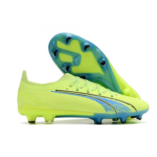 Puma Ultra Ultimate FG Low Green Turqoise Men Football Boots