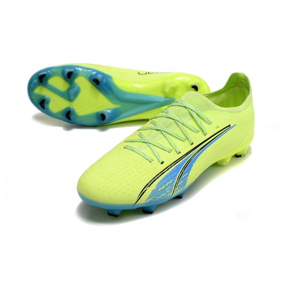 Puma Ultra Ultimate FG Low Green Turqoise Men Football Boots