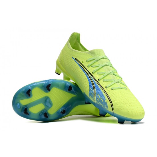 Puma Ultra Ultimate FG Low Green Turqoise Men Football Boots