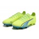 Puma Ultra Ultimate FG Low Green Turqoise Men Football Boots