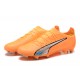 Puma Ultra Ultimate FG Low Orange Blue Men Football Boots