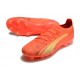 Puma Ultra Ultimate FG Low Red Gold Men Football Boots