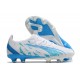 Puma Ultra Ultimate FG Low White Blue Men Football Boots