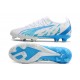 Puma Ultra Ultimate FG Low White Blue Men Football Boots