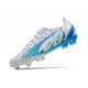 Puma Ultra Ultimate FG Low White Blue Men Football Boots