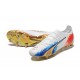 Puma Ultra Ultimate FG Low White Gold Men Football Boots