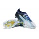 Puma Ultra Ultimate FG White BLue Light/Blue Yellow Purple Low Men Football Boots