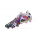 Puma Ultra Ultimate FG White Pink Yellow Low Men Football Boots