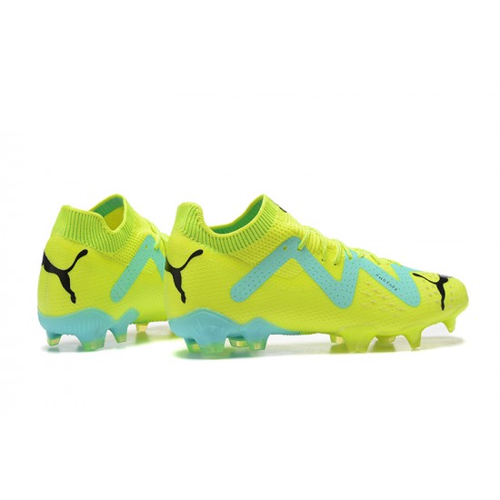 Puma Ultra Ultimate FG Yellow Light/Yellow Black Low Men Football Boots