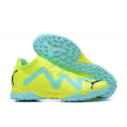 Puma Ultra Ultimate TF Green Yellow Low Men Football Boots