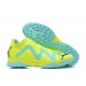 Puma Ultra Ultimate TF Green Yellow Low Men Football Boots