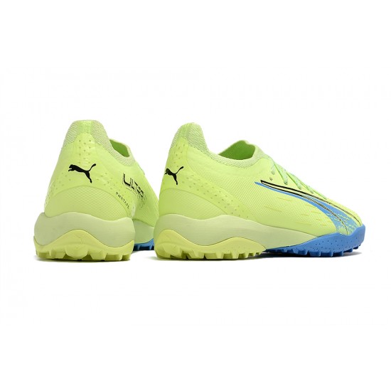 Puma Ultra Ultimate TF Low Blue Green Men Football Boots