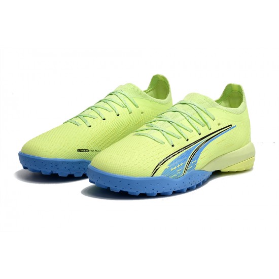 Puma Ultra Ultimate TF Low Blue Green Men Football Boots