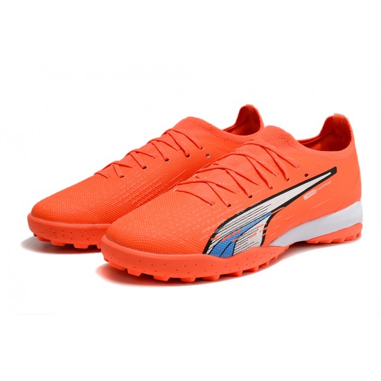 Puma Ultra Ultimate TF Low Red White Men Football Boots