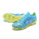 Puma ultra 1.4 FG Low Blue Yellow And Green Men Football Boots