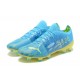 Puma ultra 1.4 FG Low Blue Yellow And Green Men Football Boots