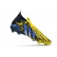 Adidas Predator Freak.1 FG Black And Blue Yellow Football Boots