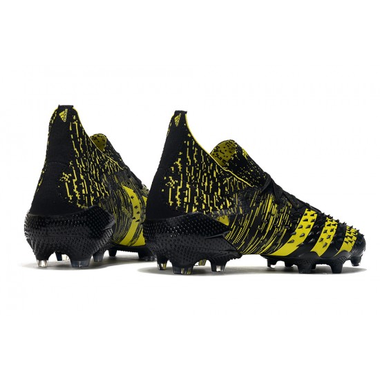 Adidas Predator Freak.1 FG Black And Yellow Football Boots