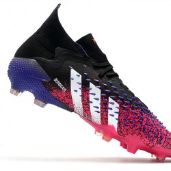 Adidas Predator Freak.1 FG Black White Purple Football Boots
