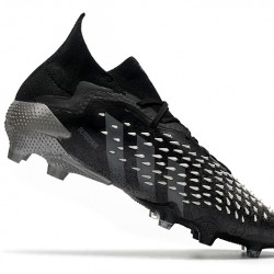 Adidas Predator Freak.1 FG Black Wite Silver Football Boots