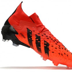 Adidas Predator Freak.1 FG Red Black Football Boots