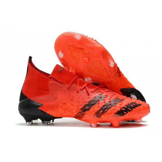 Adidas Predator Freak.1 FG Red Black Football Boots