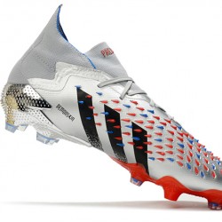 Adidas Predator Freak.1 FG Silver Red Black Football Boots