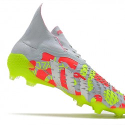 Adidas Predator Freak.1 FG Yellow Grey Yellow Green Football Boots