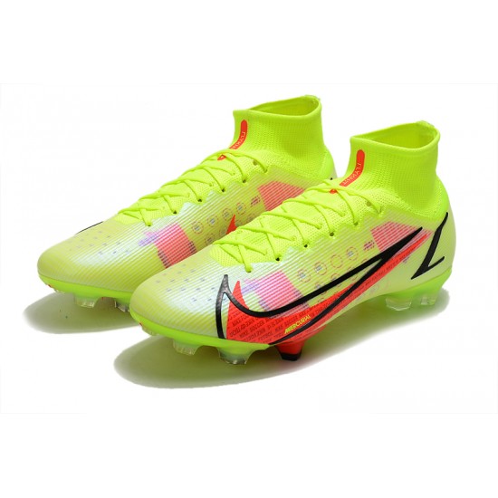 Nike Superfly 8 Elite FG New Season Green Yellow Red Black Football Boots