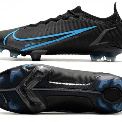 Nike Mercurial Vapor 8 Elite FG Low Black Blue Men Football Boots
