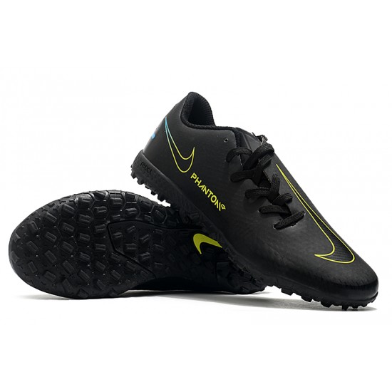 Nike Phantom GT TF Low Black Yellow Mens Football Boots