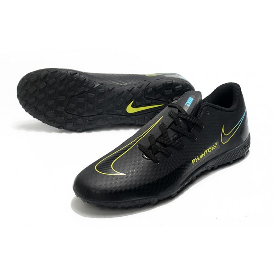 Nike Phantom GT TF Low Black Yellow Mens Football Boots