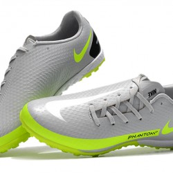Nike Phantom GT TF Low Silver Green Football Boots