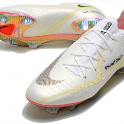 Nike Phantom GT2 Elite DF FG Low Beige White Black Football Boots