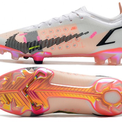 Nike Phantom GT2 Elite DF FG Low White Black Orange Football Boots