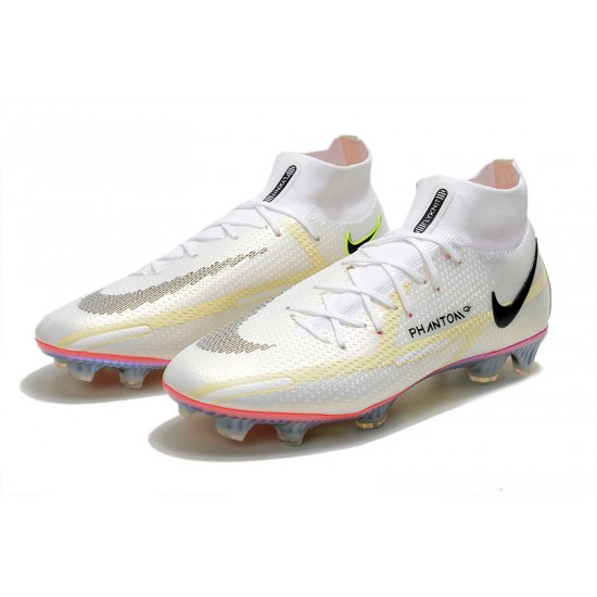 Nike Phantom GT2 Elite DF FG Mid Beige Black Football Boots