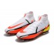 Nike Phantom GT2 Elite DF FG Mid White Orange Black Football Boots