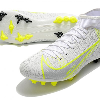 Nike Superfly 8 Academy AG Grey Yellow Mens Football Boots