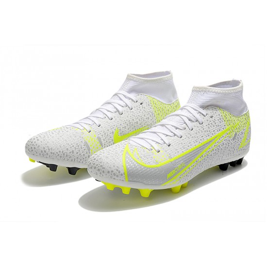 Nike Superfly 8 Academy AG Grey Yellow Mens Football Boots