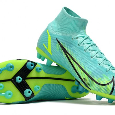 Nike Superfly 8 Elite AG Ltblue Yellow Black Football Boots